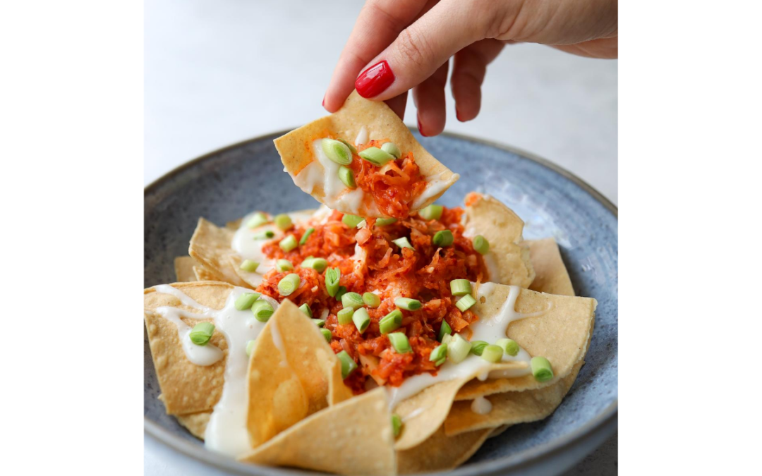 Nachos con Kimchi